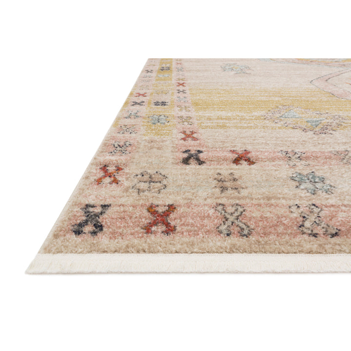 Magnolia Home By Joanna Gaines x Loloi Graham Antique Ivory / Multi 4'-0" x 6'-0" Accent Rug