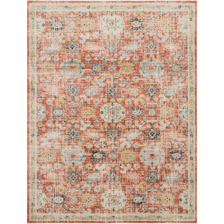 Magnolia Home By Joanna Gaines x Loloi Graham Persimmon / Multi 4'-0" x 6'-0" Accent Rug