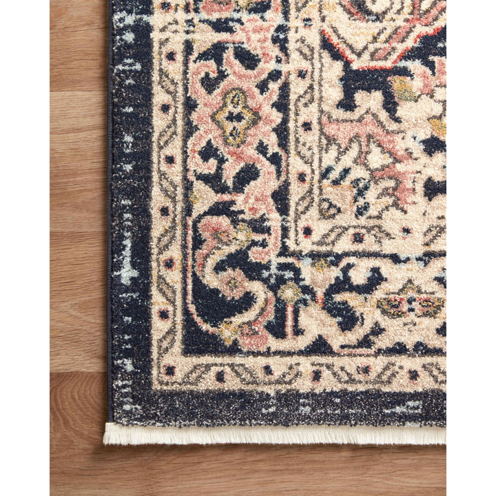 Magnolia Home By Joanna Gaines x Loloi Graham Coral / Navy 5'-5" x 7'-6" Area Rug