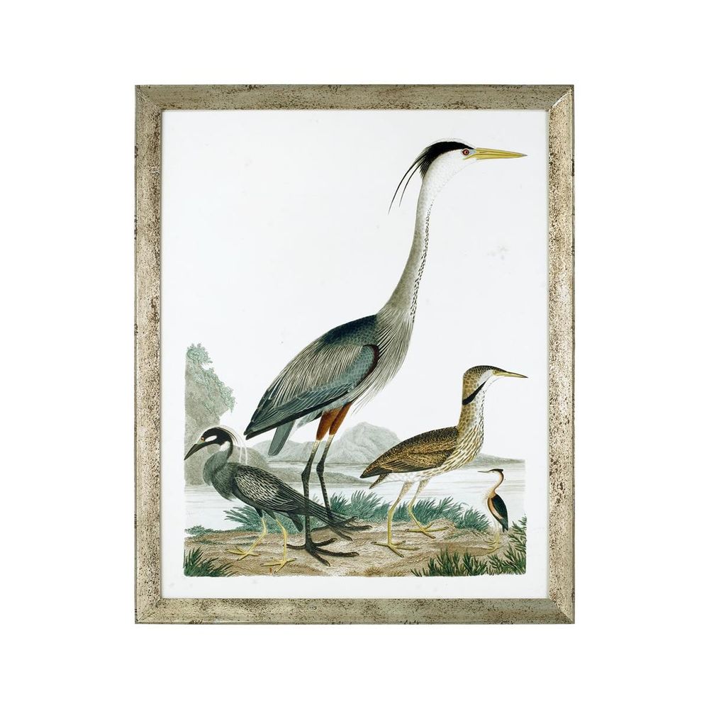 Wall Art Large Heron Family I