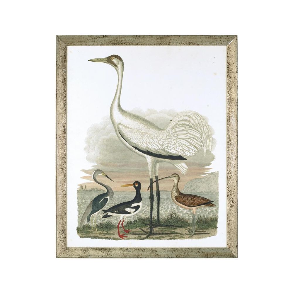 Wall Art Large Heron Family Ii