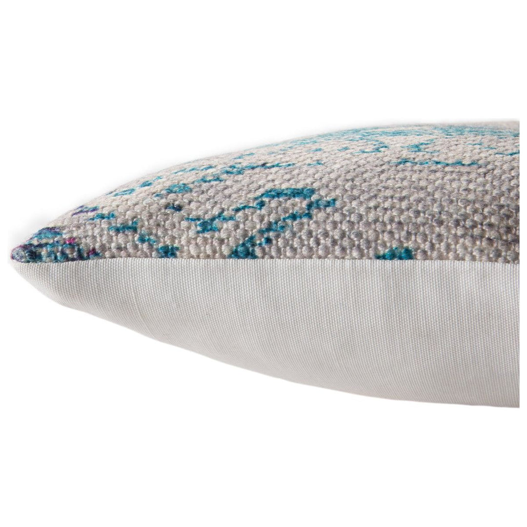 Nikki Chu by Jaipur Living Tribe Indoor/ Outdoor Tribal Multicolor/ White Poly Fill Pillow (13"X21" Lumbar)