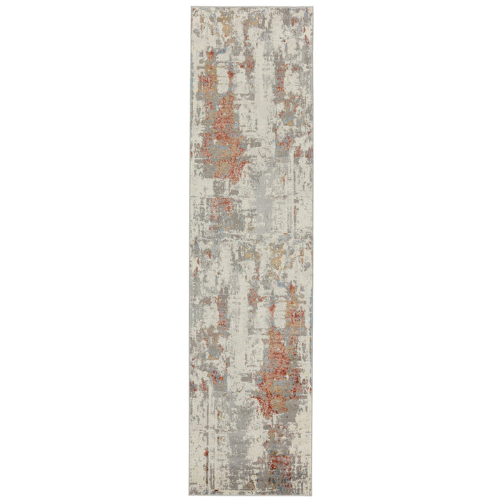 Vibe by Jaipur Living Tocarra Abstract Gray/ Red Area Rug (8'X10')