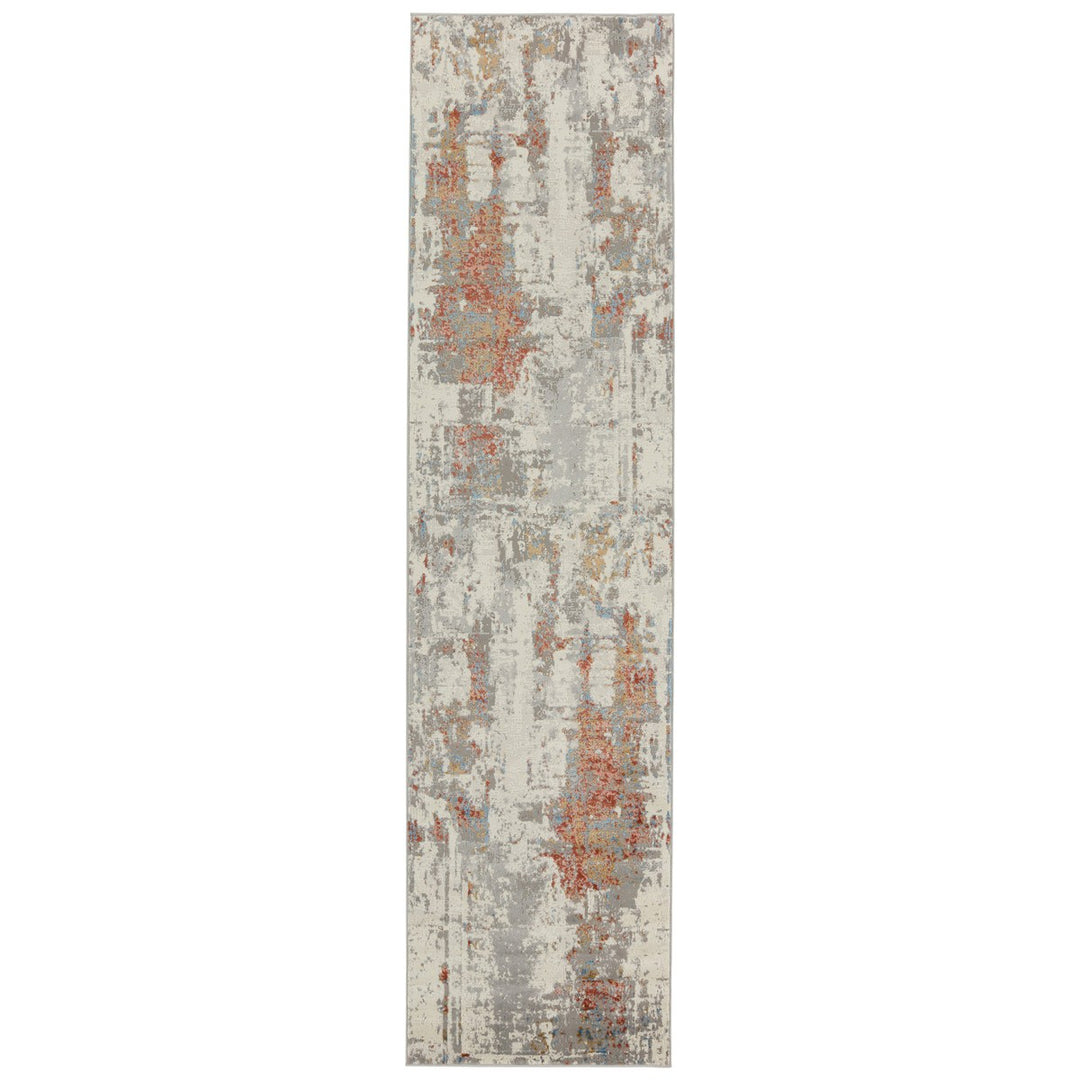 Vibe by Jaipur Living Tocarra Abstract Gray/ Red Area Rug (5'X8')