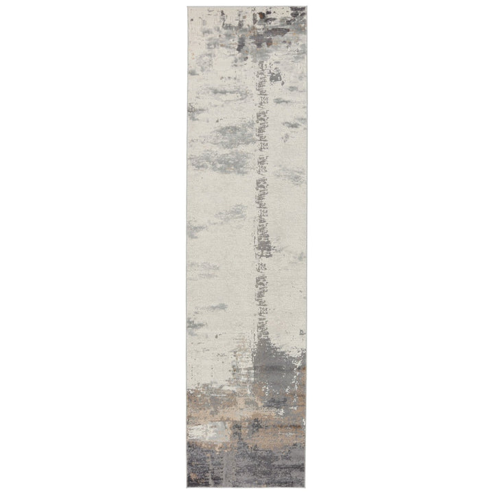 Vibe by Jaipur Living Forsythe Abstract Gray/ Ivory Area Rug (9'6"X13')