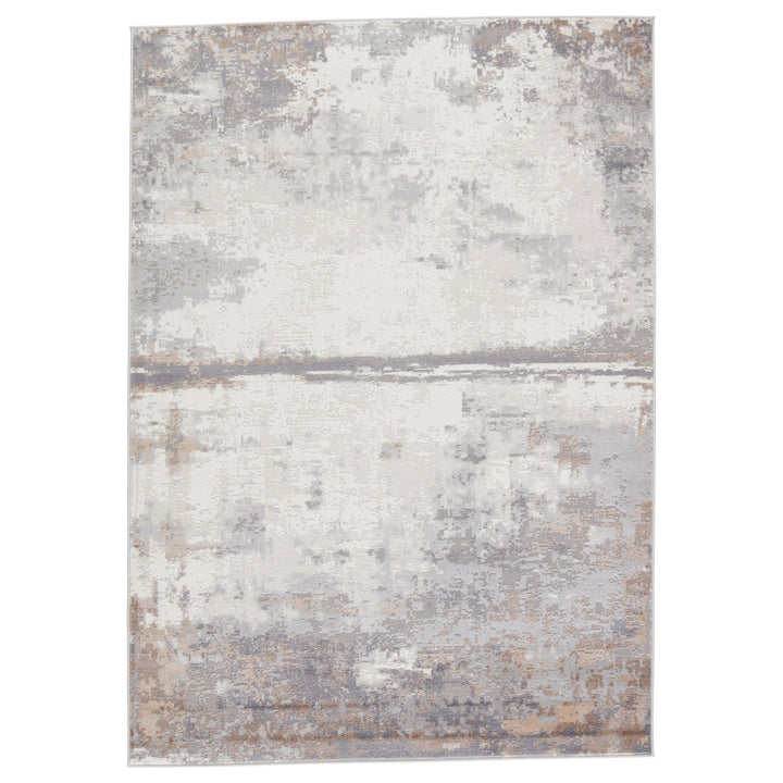 Vibe by Jaipur Living Treyton Abstract Gray/ Ivory Area Rug (5'X8')