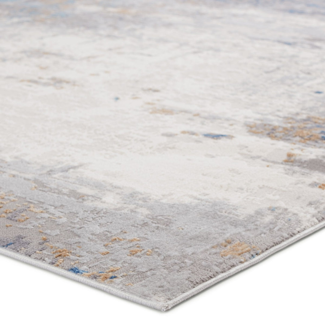 Vibe by Jaipur Living Ridley Abstract Gray/ Blue Area Rug (9'6"X13')