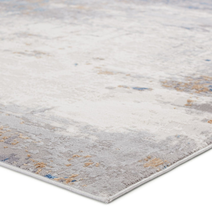 Vibe by Jaipur Living Ridley Abstract Gray/ Blue Area Rug (8'X10')