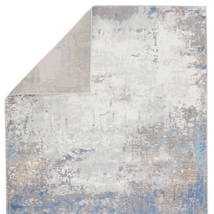 Vibe by Jaipur Living Ridley Abstract Gray/ Blue Area Rug (9'6"X13')