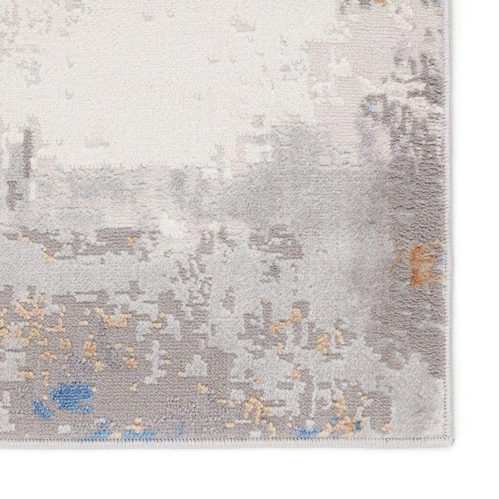 Vibe by Jaipur Living Ridley Abstract Gray/ Blue Area Rug (8'X10')