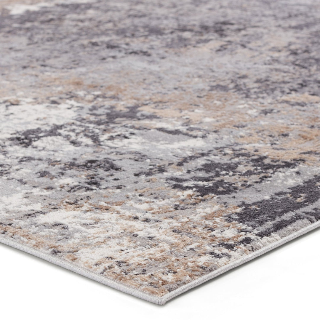 Vibe by Jaipur Living Perrin Abstract Gray/ Tan Area Rug (5'X8')