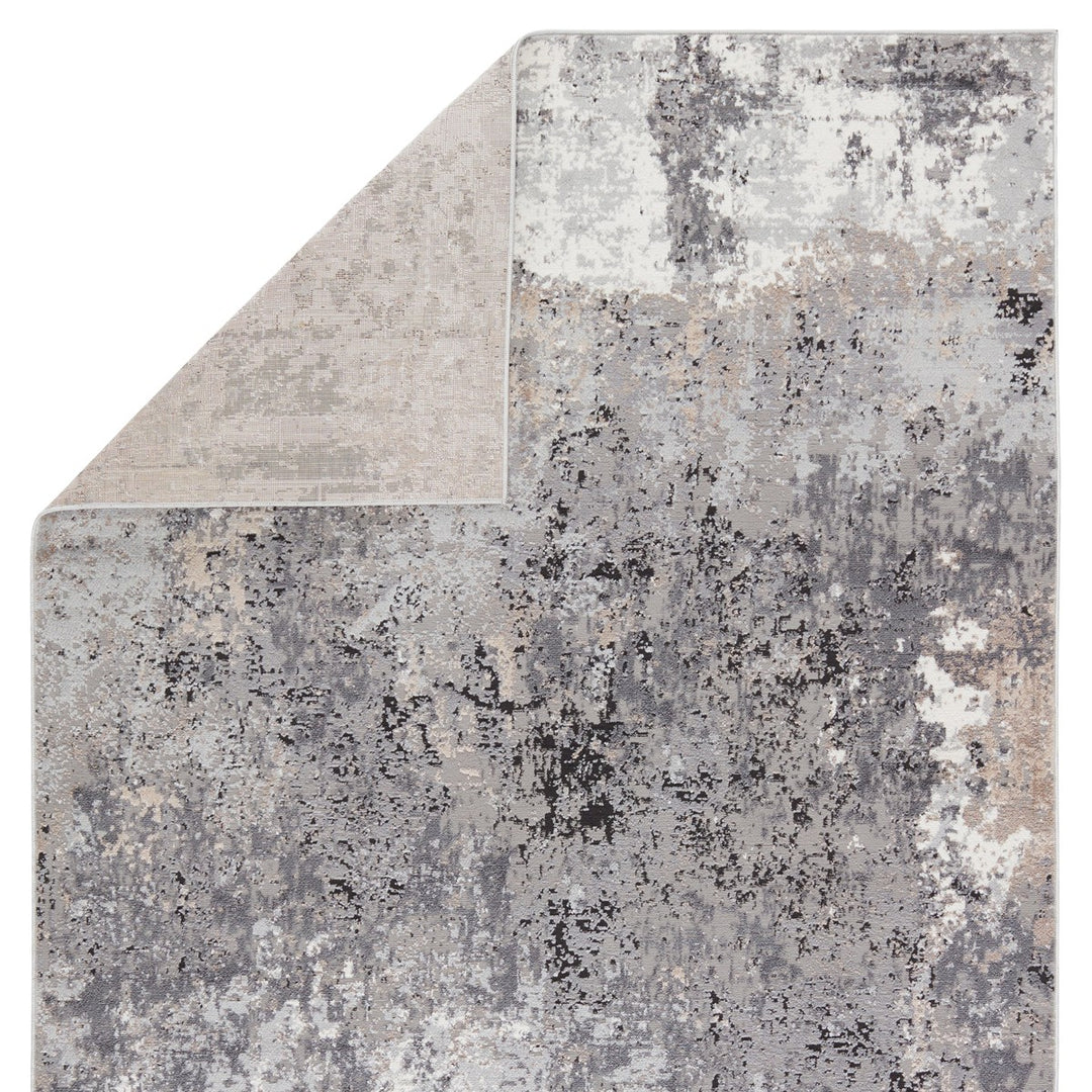 Vibe by Jaipur Living Perrin Abstract Gray/ Tan Area Rug (5'X8')