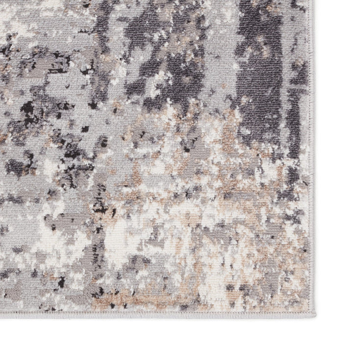 Vibe by Jaipur Living Perrin Abstract Gray/ Tan Area Rug (5'X8')