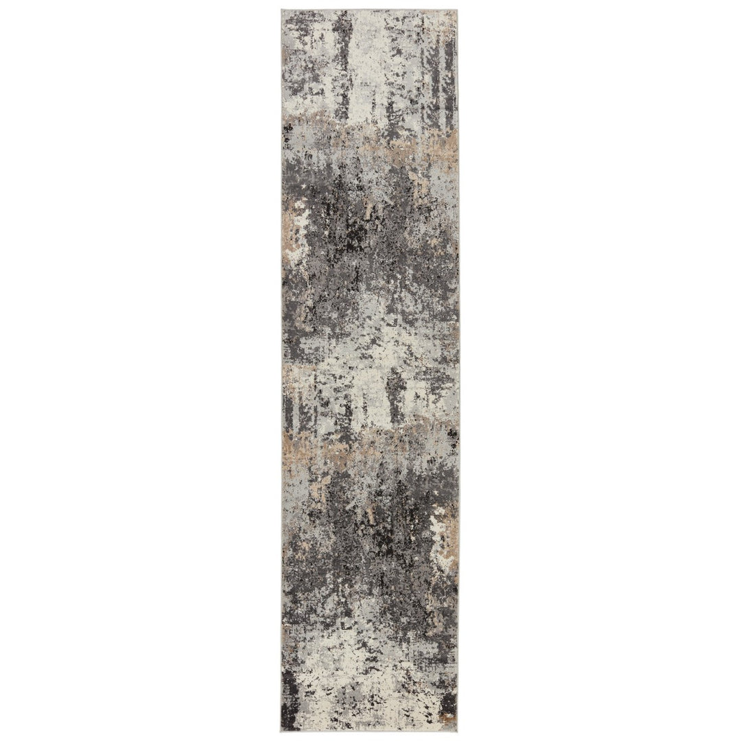 Vibe by Jaipur Living Perrin Abstract Gray/ Tan Area Rug (8'X10')