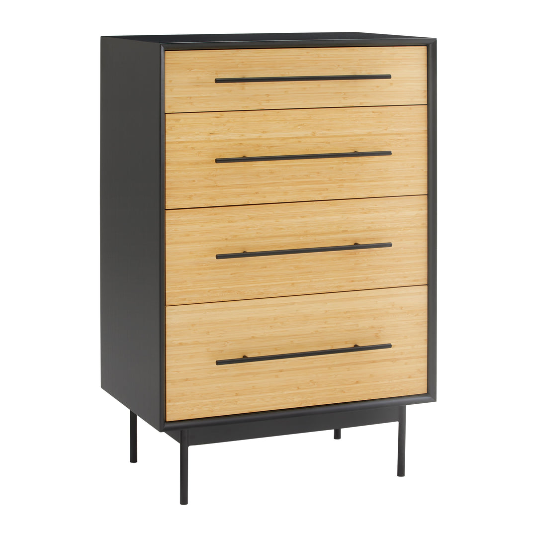 Santa Cruz 4 Drawer High Chest - Wheat