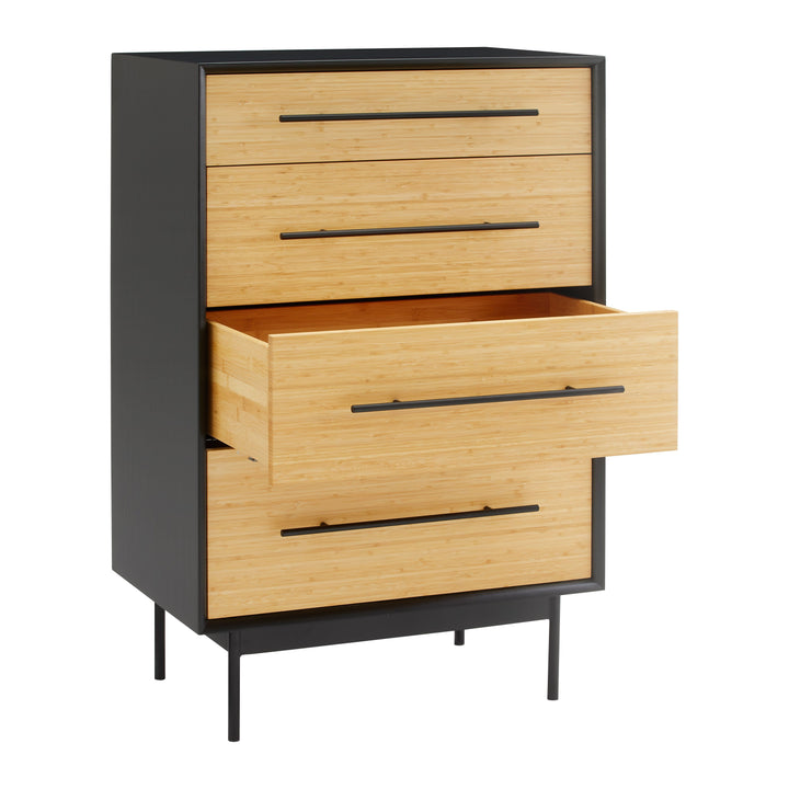 Santa Cruz 4 Drawer High Chest - Wheat