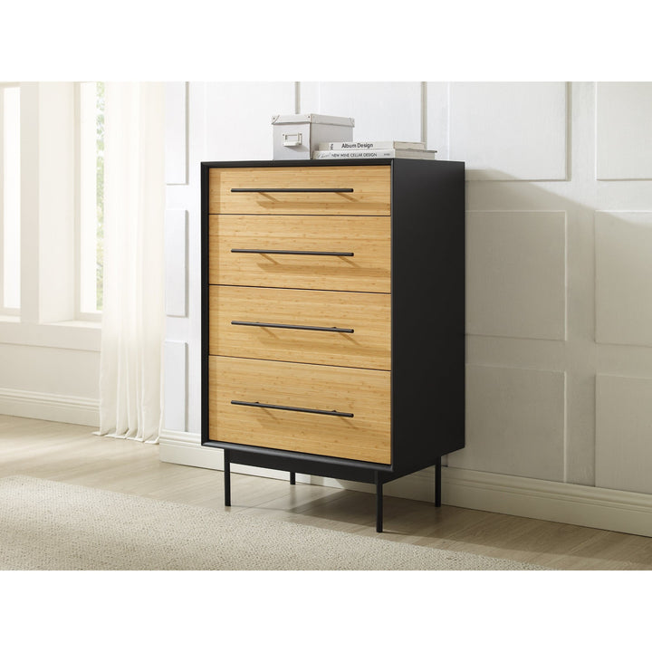 Santa Cruz 4 Drawer High Chest - Wheat