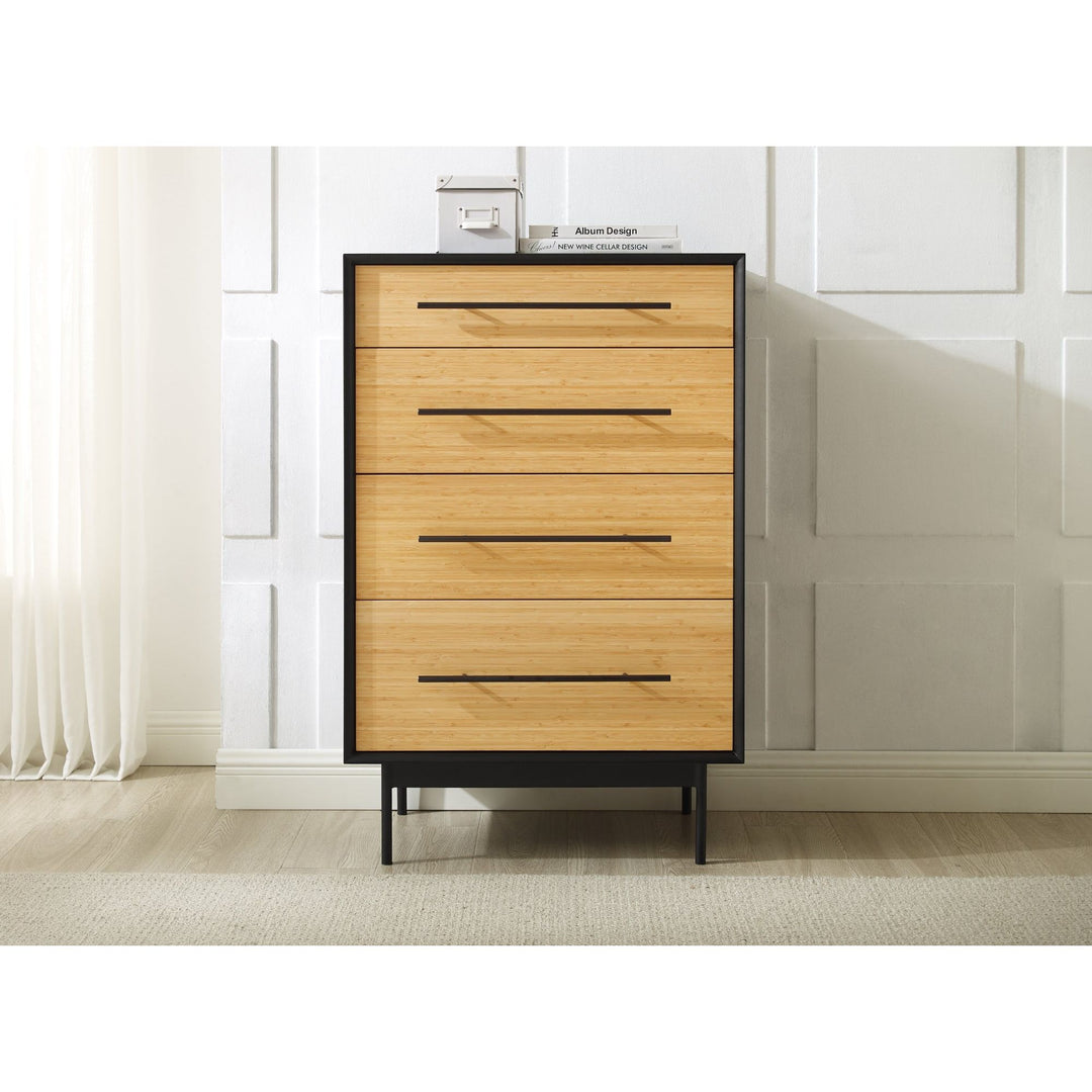 Santa Cruz 4 Drawer High Chest - Wheat