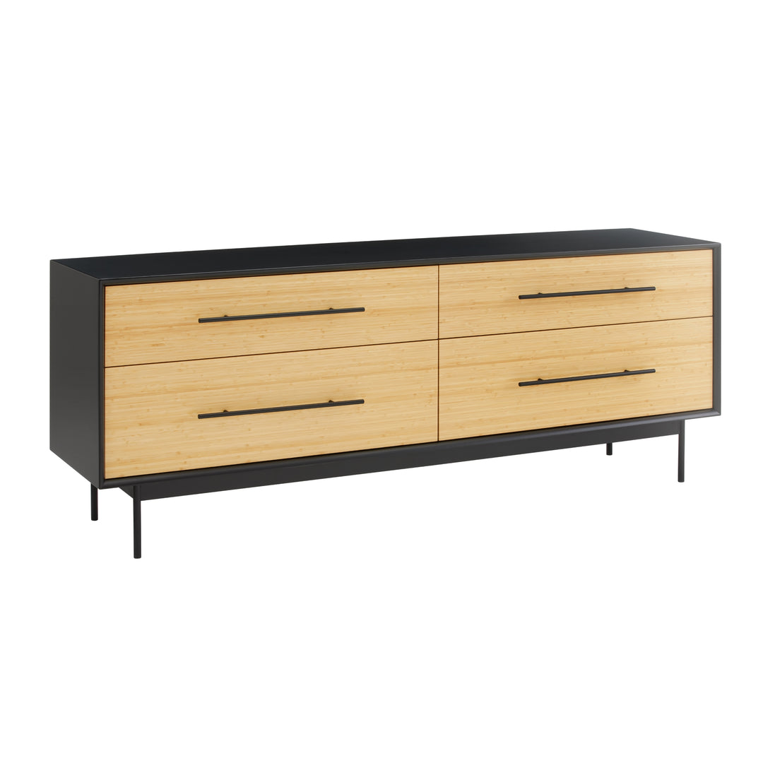 Santa Cruz 4 Drawer Double Dresser - Wheat