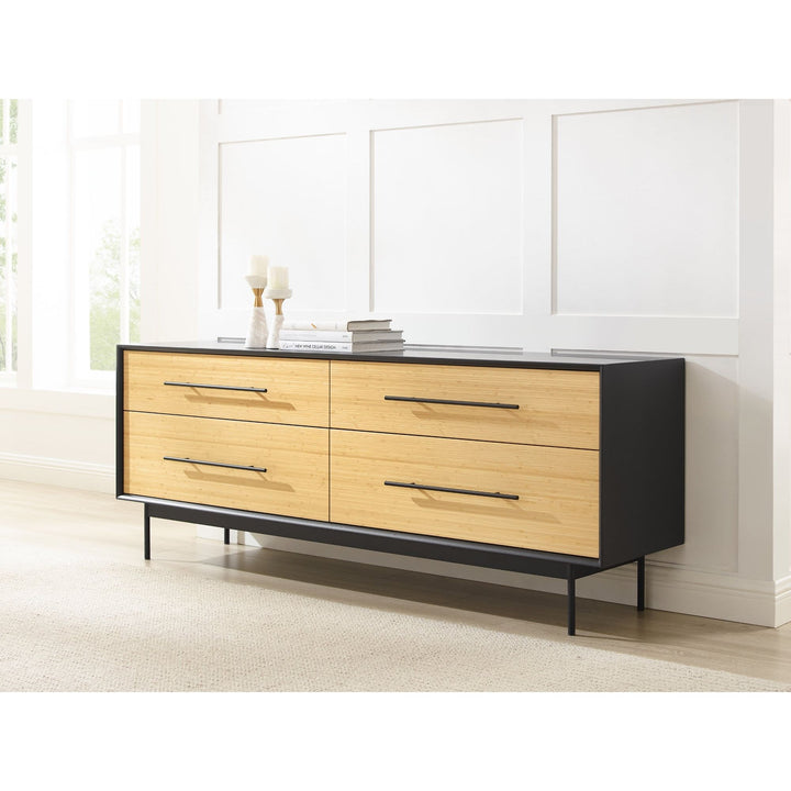 Santa Cruz 4 Drawer Double Dresser - Wheat