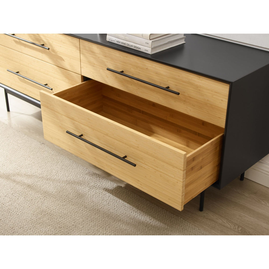 Santa Cruz 4 Drawer Double Dresser - Wheat