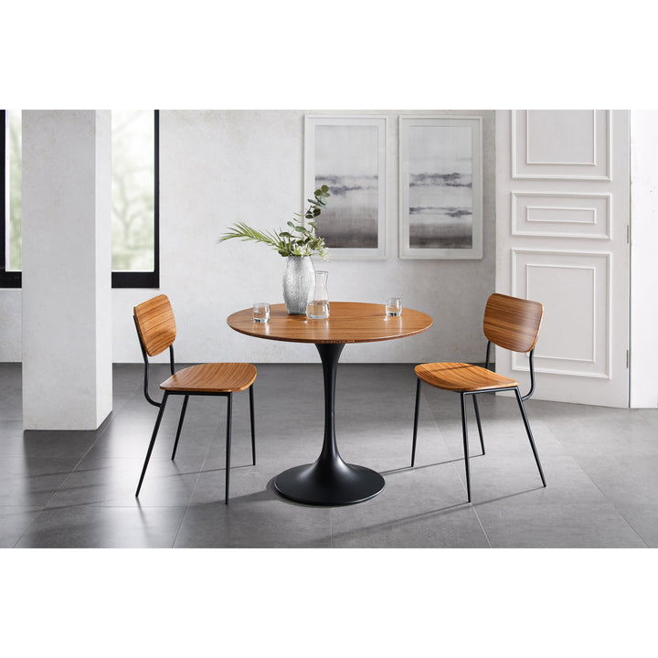 Soho 36" Round Dining Table - Amber