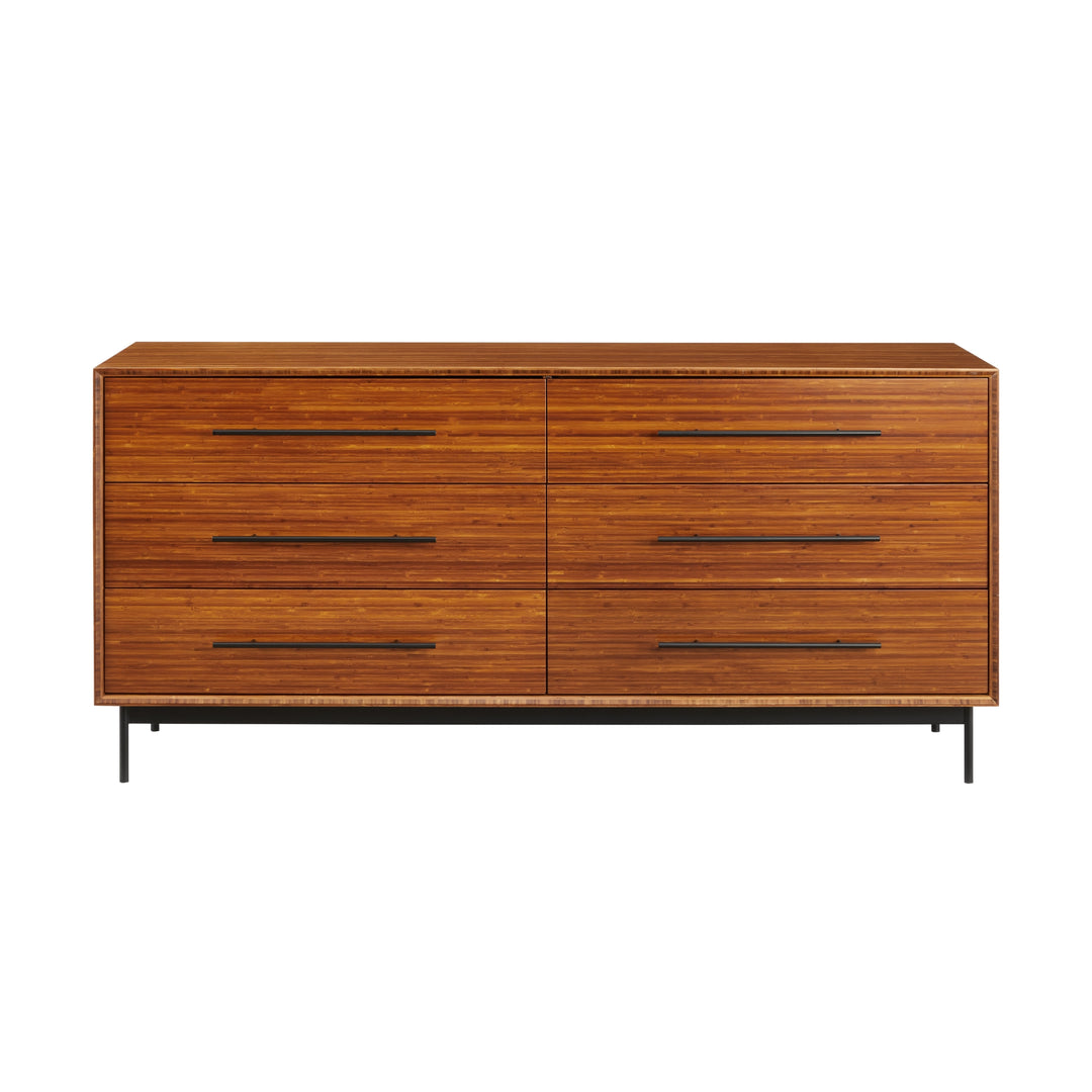 Taylor 6 Drawer Dresser - Amber