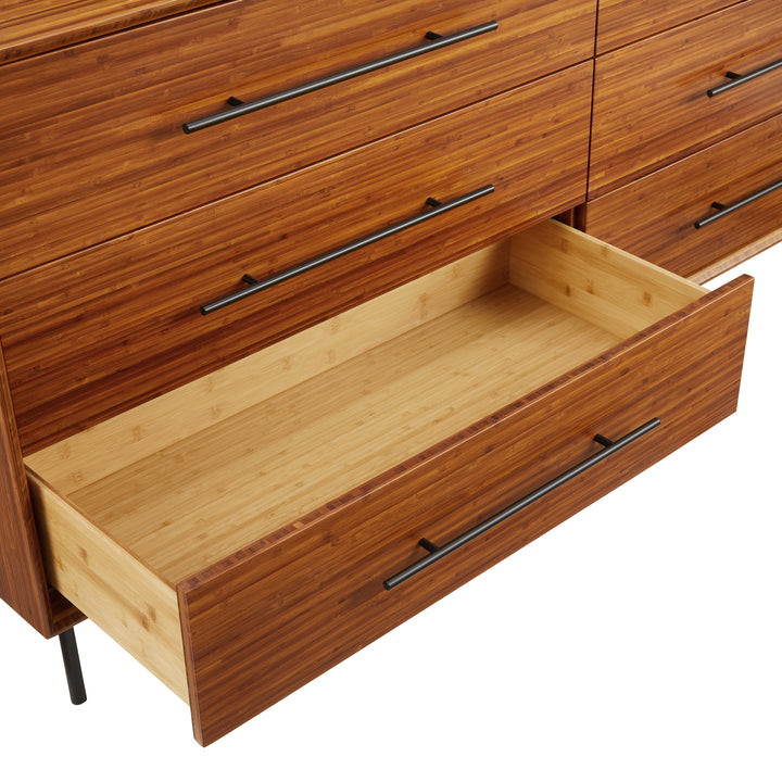 Taylor 6 Drawer Dresser - Amber