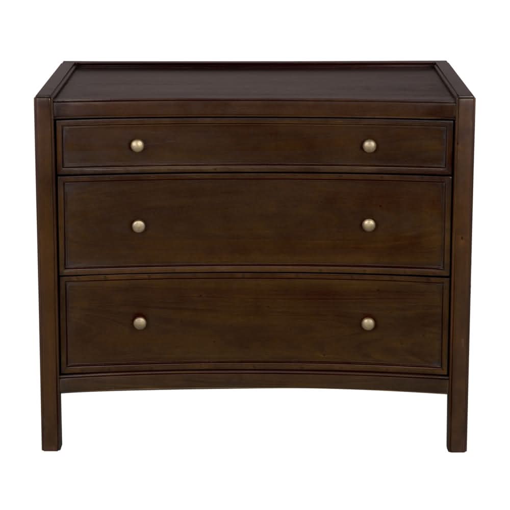 Nightstands Hampton Bedside Table, Hand Rubbed Brown