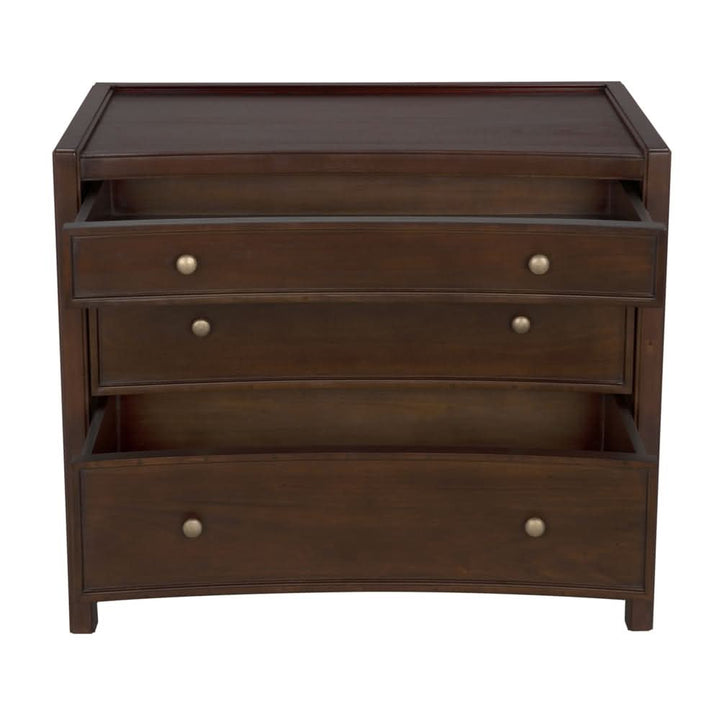 Nightstands Hampton Bedside Table, Hand Rubbed Brown