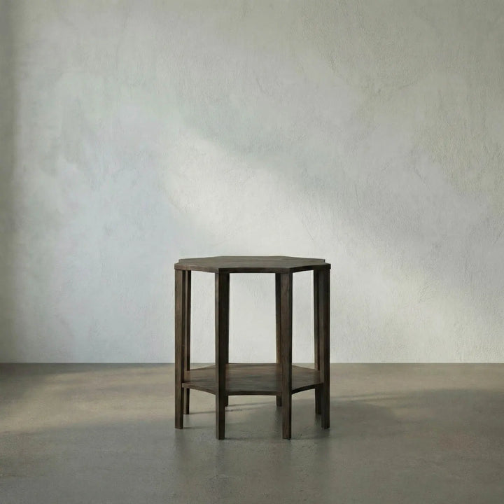 Ariana Side Table, Ebony Walnut