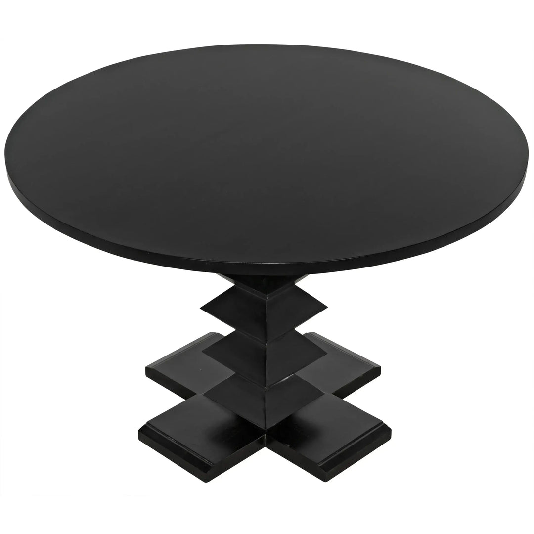 Zig-Zag Base Dining Table