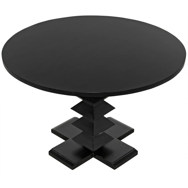 Zig-Zag Base Dining Table