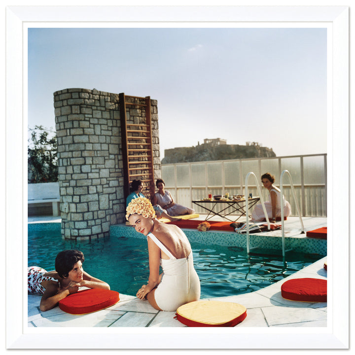 Getty Images, "Penthouse Pool," Slim Aarons, July 1, 1961 by Soicher Marin