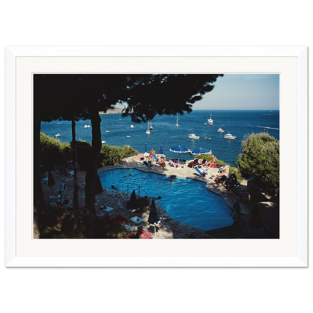 Getty Images, "Pellicano Pool," Slim Aarons, September 1, 1986 by Soicher Marin