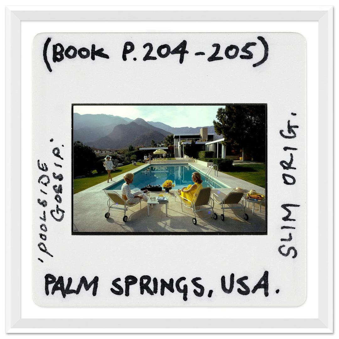 "Poolside Gossip - Slide," Slim Aarons, January 1, 1970 by Soicher Marin