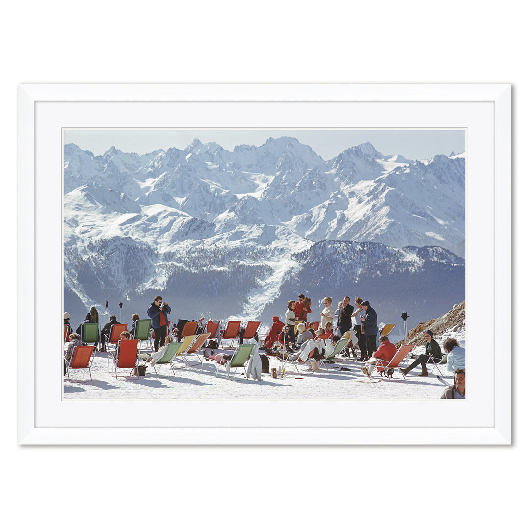 Getty Images "Lounging in Verbier," Slim Aarons, February 1, 1964 by Soicher Marin