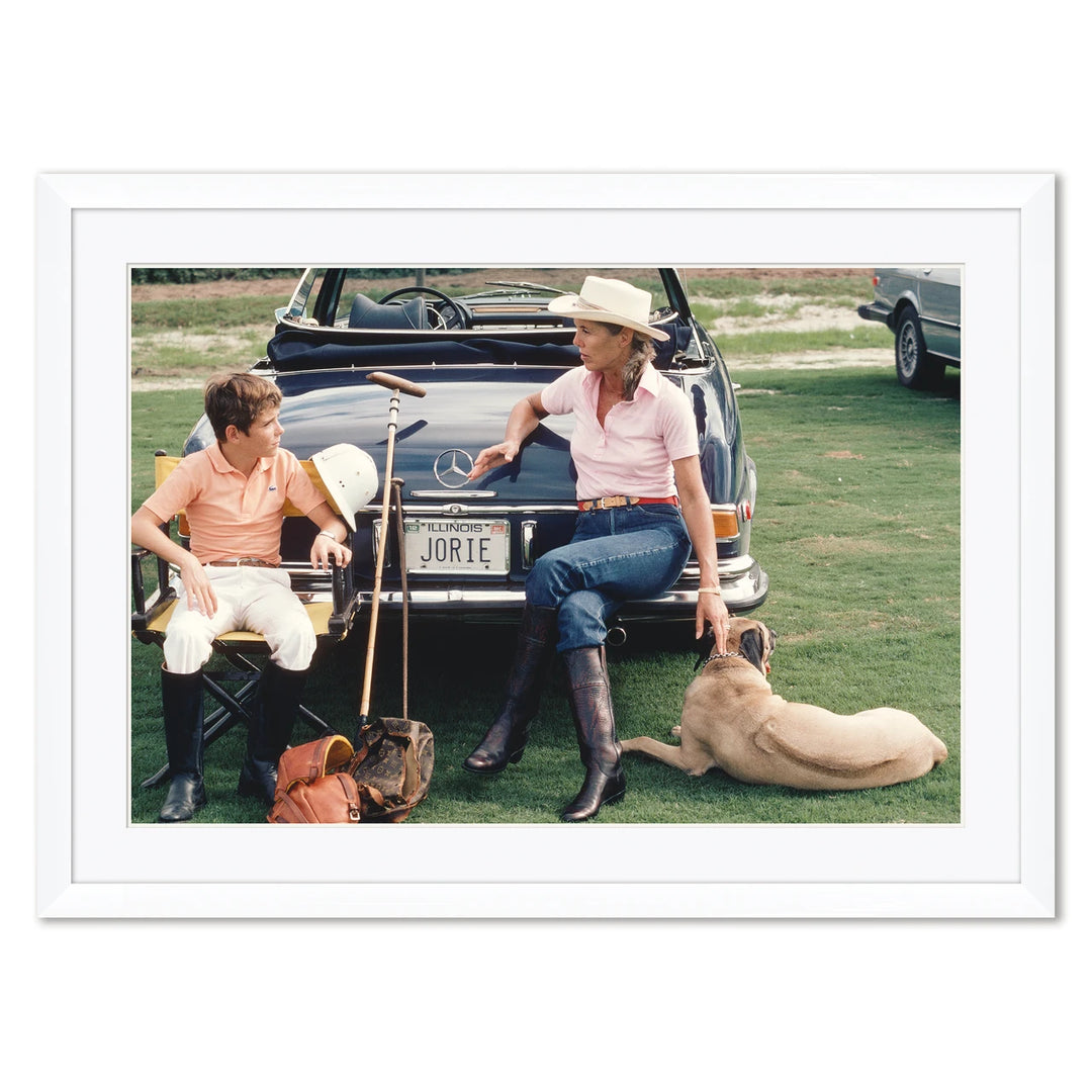 Getty Images "Polo Pals," Slim Aarons, January 1, 1982 by Soicher Marin