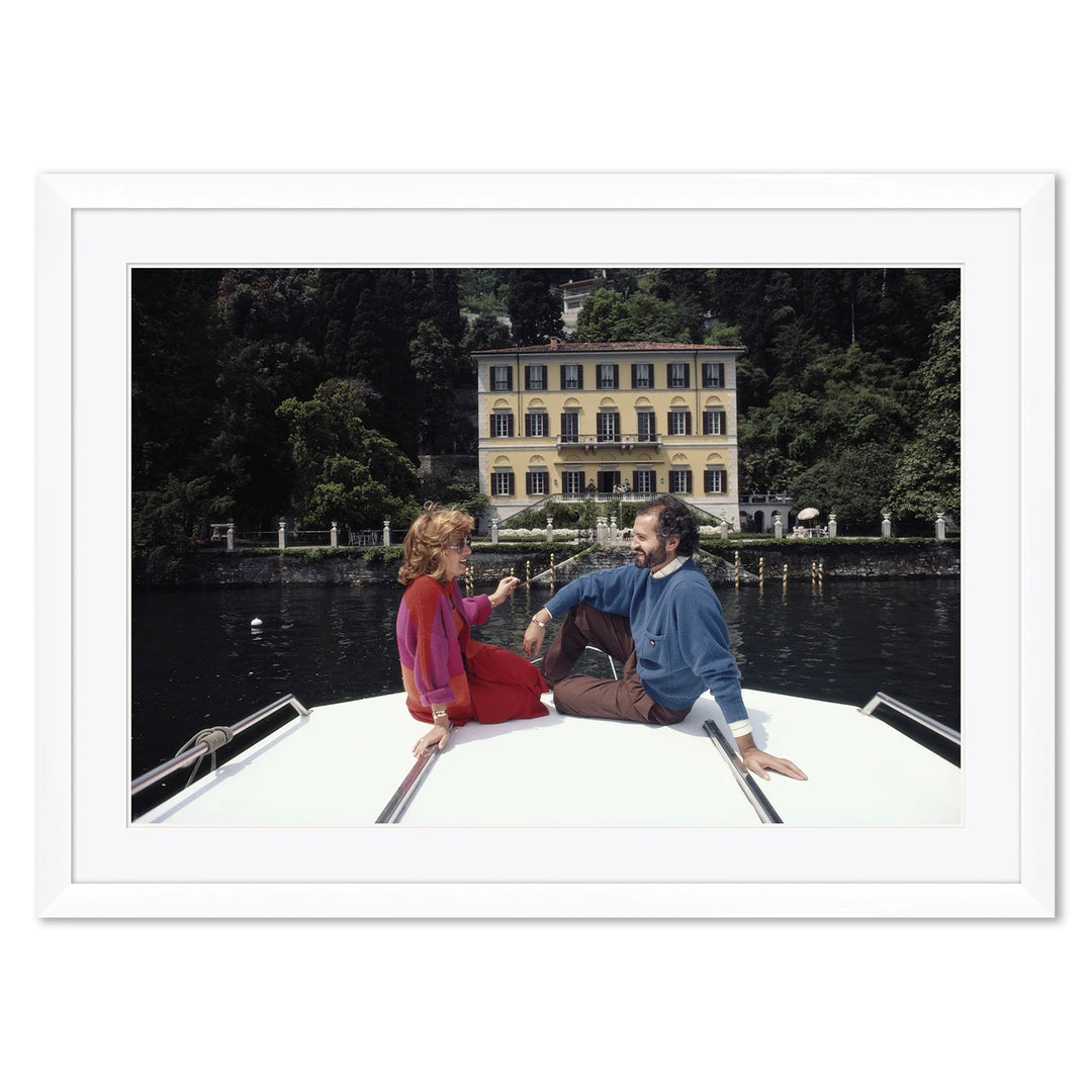 Getty Images "Versace and Spagnol," Slim Aarons, June 1, 1983 by Soicher Marin
