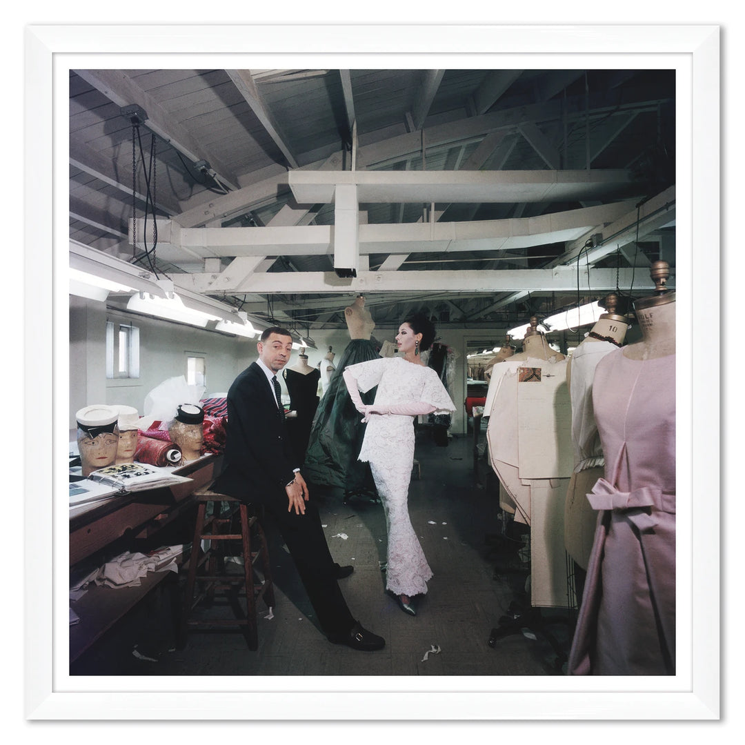 Getty Images "Galanos And Dovima," Slim Aarons, January 1, 1960 by Soicher Marin
