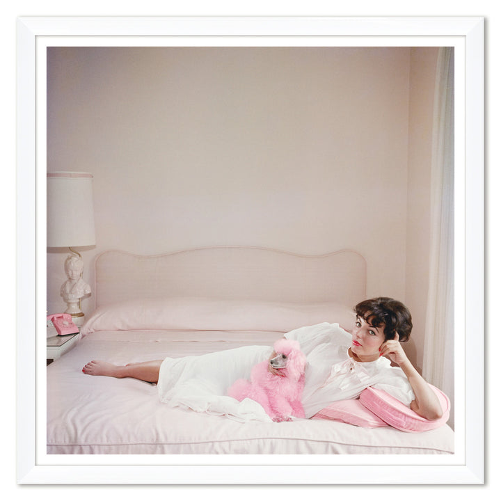 Getty Images "Joan Collins Relaxes," Slim Aarons, January 1, 1960 by Soicher Marin
