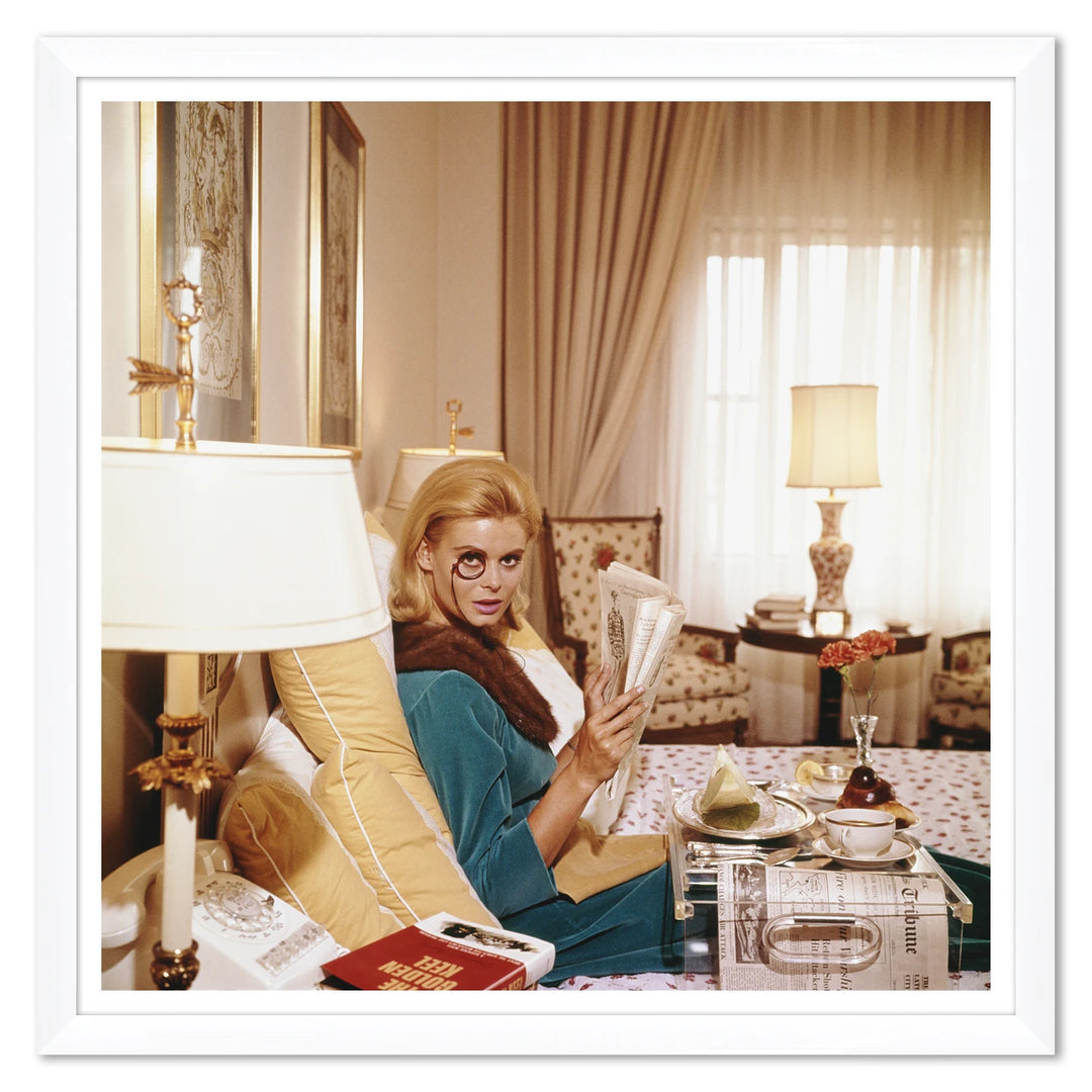 Getty Images "Monocled Miss," Slim Aarons, January 1, 1964 by Soicher Marin