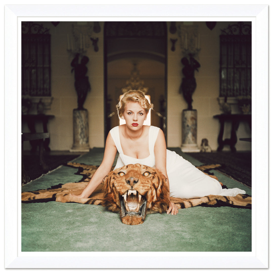 Getty Images, "Beauty and the Beast," Slim Aarons, January 1, 1950 detail by Soicher Marin