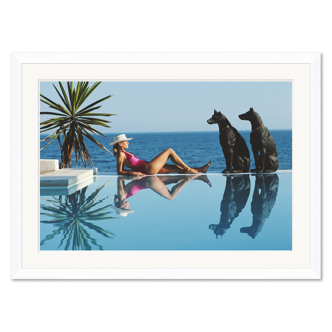 Getty Images, "Pantz Pool," Slim Aarons, September 1985 by Soicher Marin