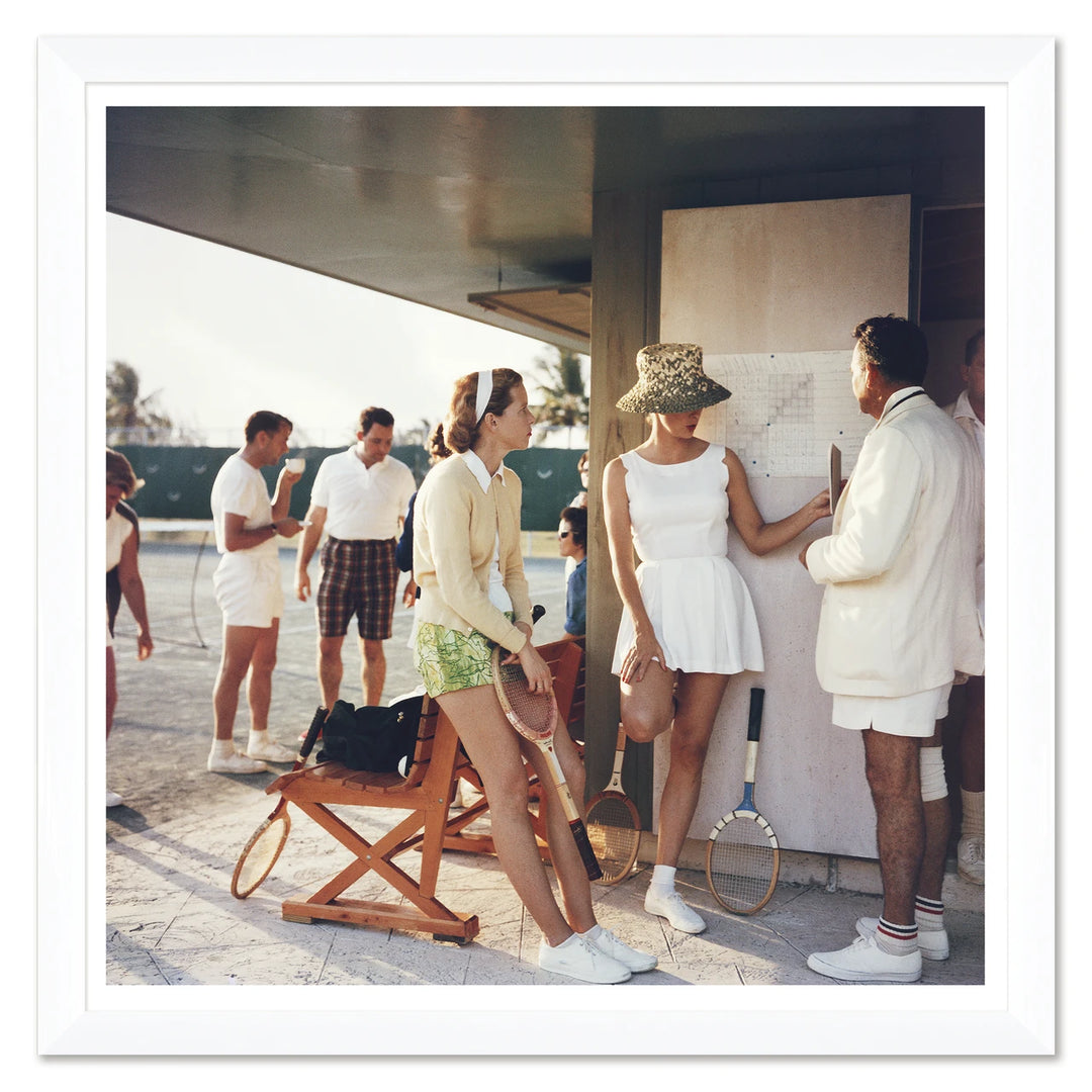 Getty Images, "Tennis in the Bahamas", Slim Aarons by Soicher Marin