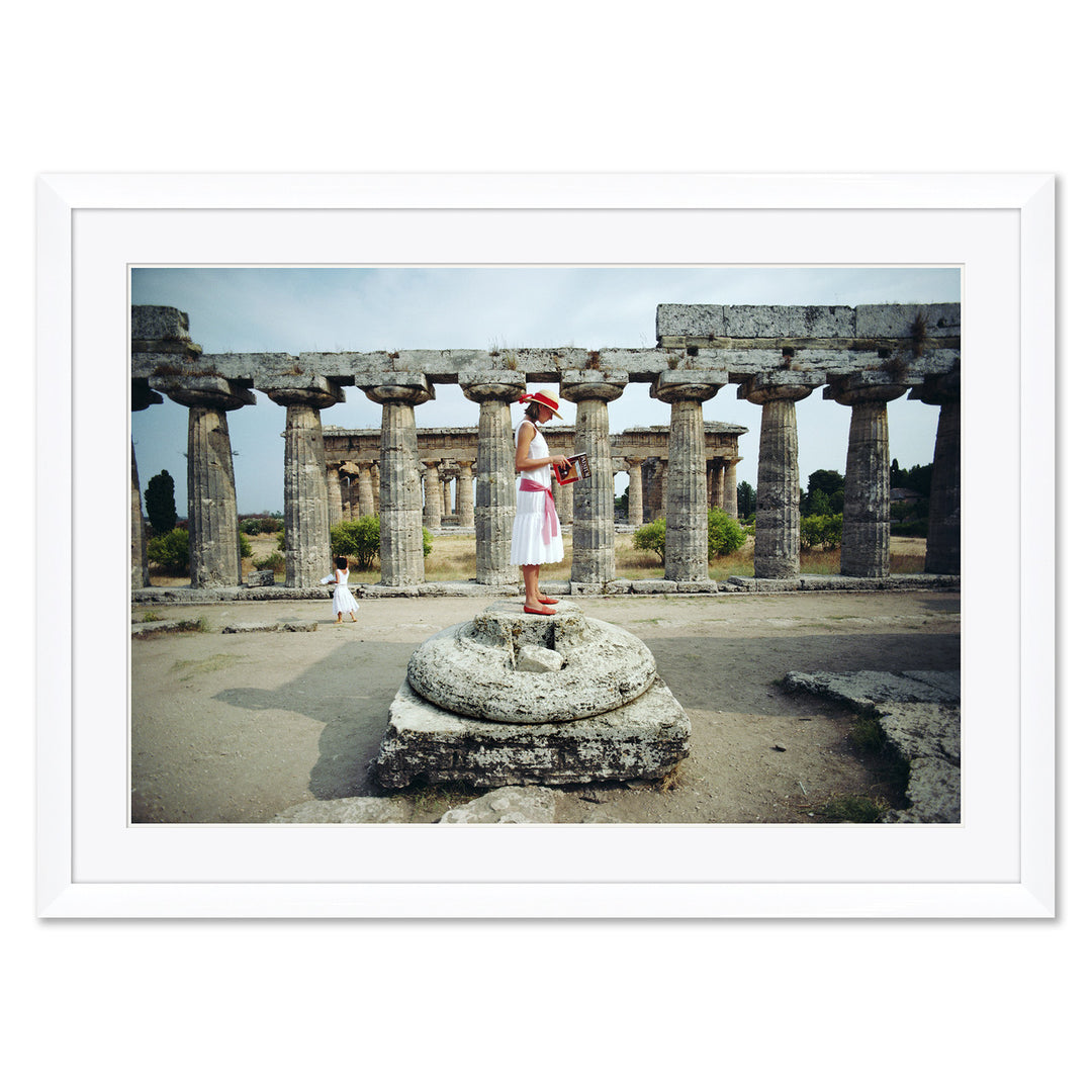Getty Images, "Laura Hawk in Paestum", Slim Aarons, August 1984 by Soicher Marin