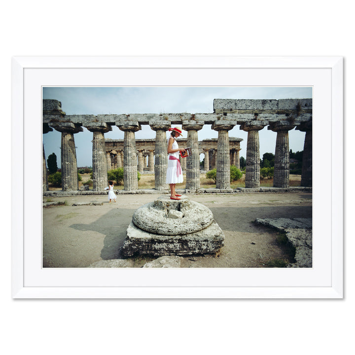 Getty Images, "Laura Hawk in Paestum", Slim Aarons, August 1984 by Soicher Marin