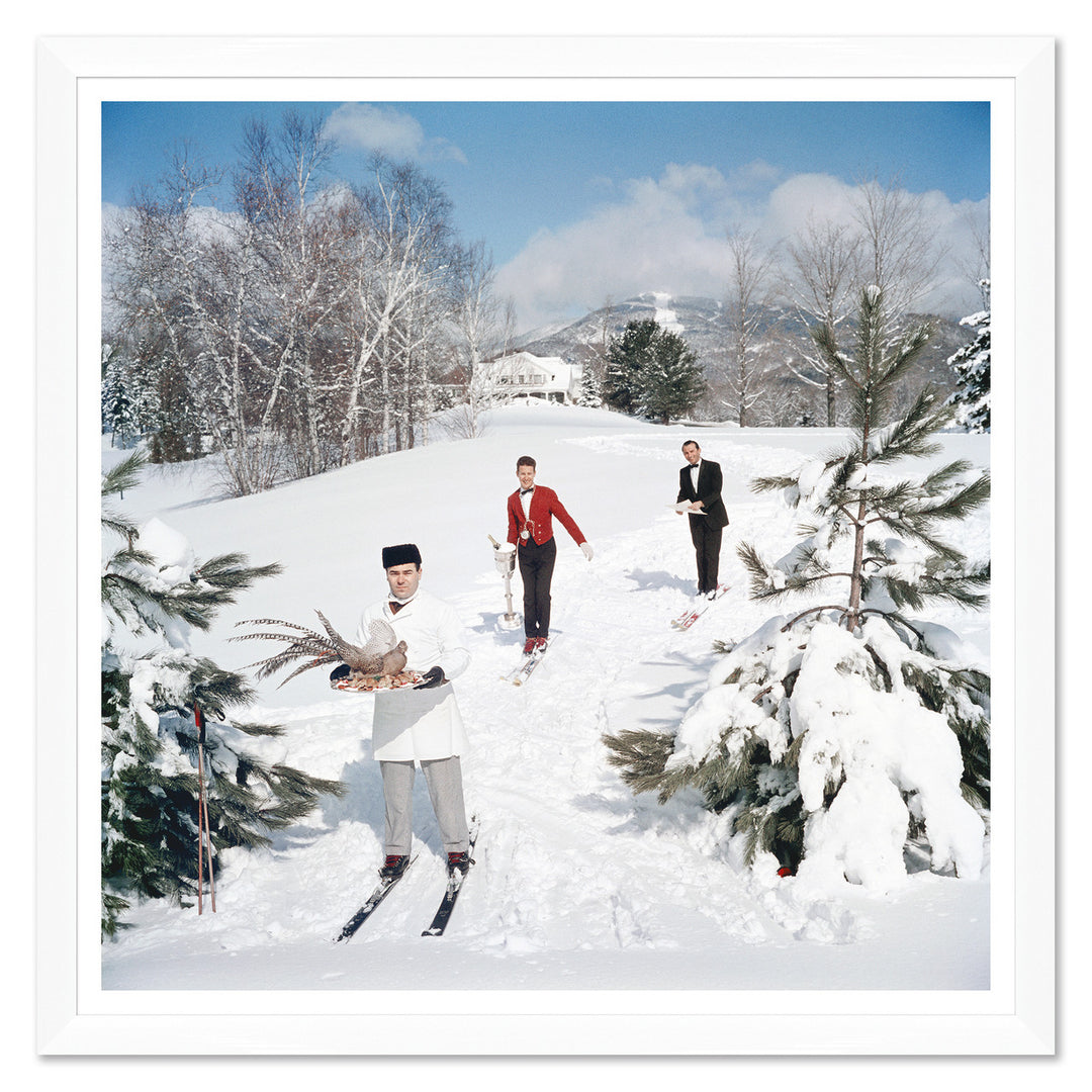 Getty Images, "Skiing Waiters", Slim Aarons, January 1, 1962 by Soicher Marin