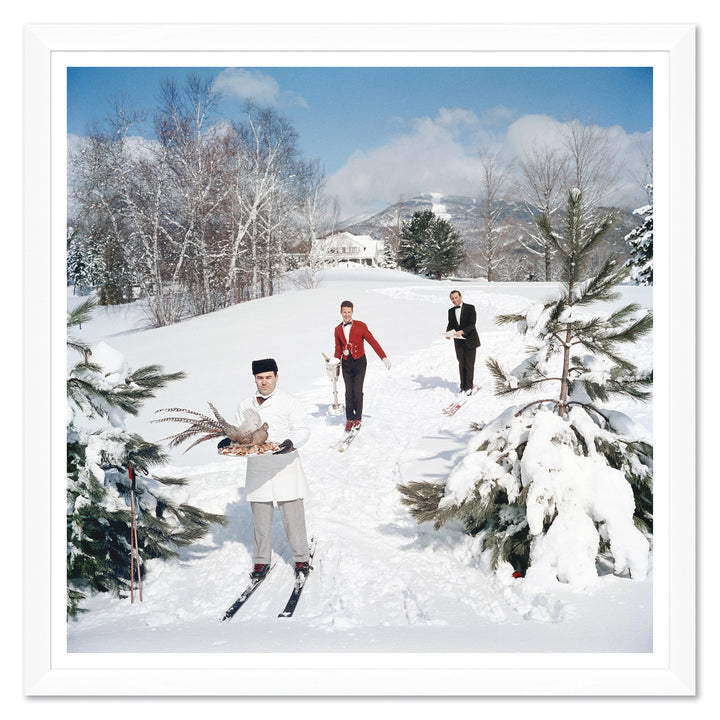Getty Images, "Skiing Waiters", Slim Aarons, January 1, 1962 by Soicher Marin