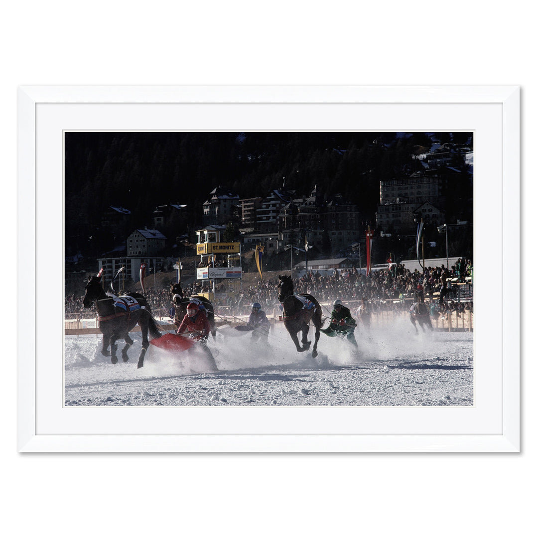 Getty Images, "Skijoring", Slim Aarons, January 1, 1989 by Soicher Marin
